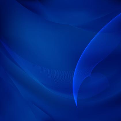 Dark Blue Curved Lines Background