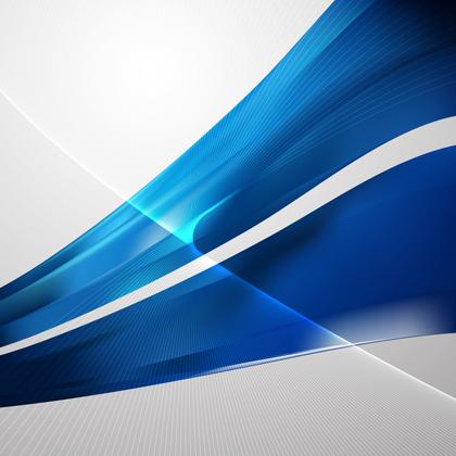 Dark Blue Flow Curves Background