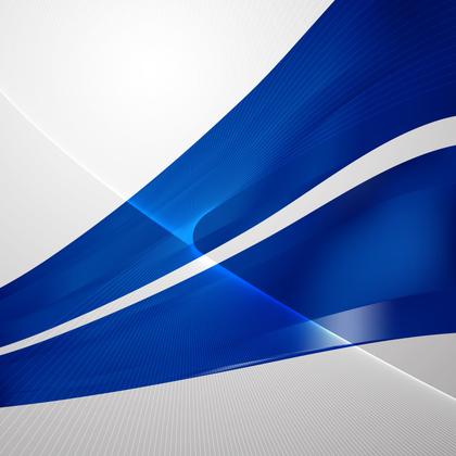 Dark Blue Flowing Curves Background