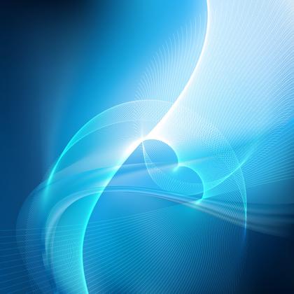 Abstract Dark Blue Wavy Lines Background