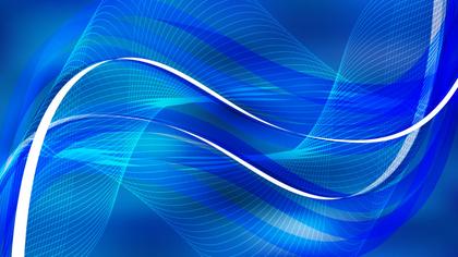 Abstract Dark Blue Flow Curves Background Vector Image