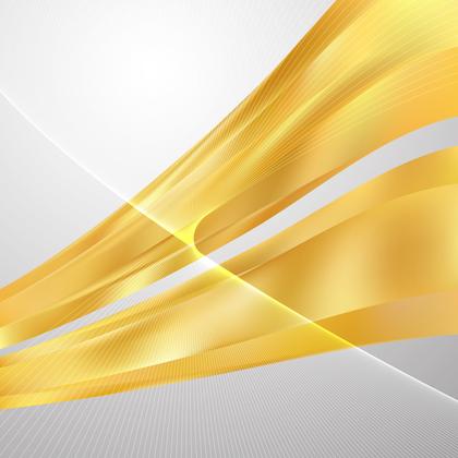 Free Download Gold Flow Curves Background Vector Image