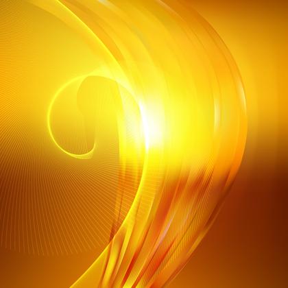 Free Download Abstract Orange Wave Lines Background Design Template