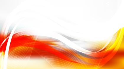 Free Download Orange and White Flowing Curves Background Vector Graphic
