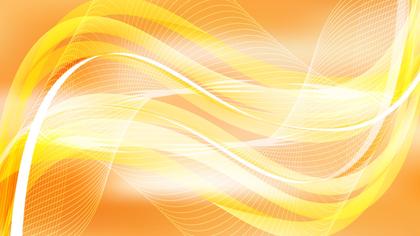 Free Download Abstract Orange and White Wavy Lines Background Template