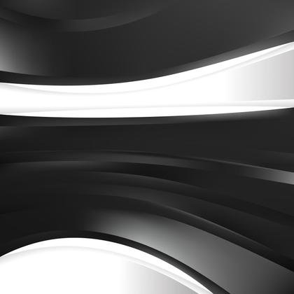 Abstract Black And White Curves