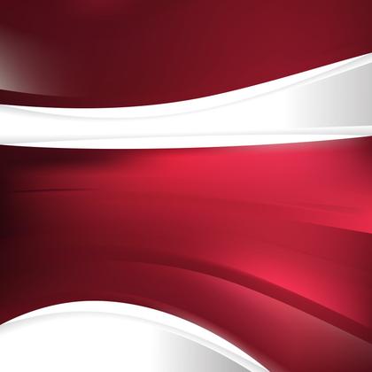 Crimson Wave Abstract
