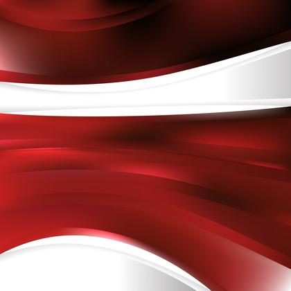 Red and White Abstract