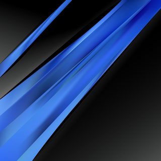 Blue and Black Abstract
