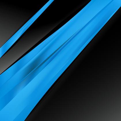 Blue and Black Abstract