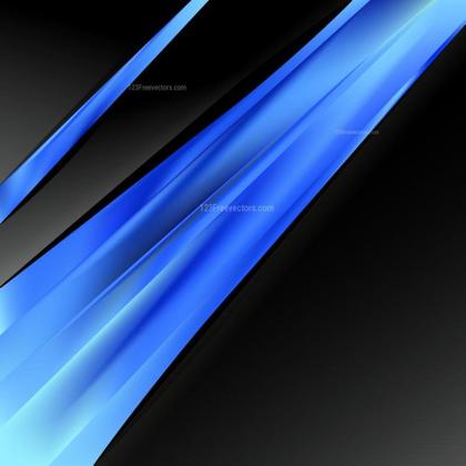 Blue and Black Abstract