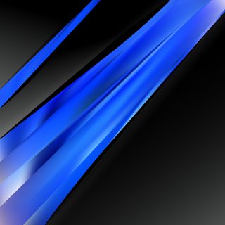 Blue and Black Abstract