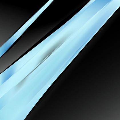 Abstract Blue and Black Lines