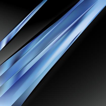 Abstract Blue and Black