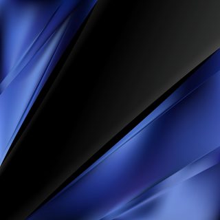 Blue and Black Abstract