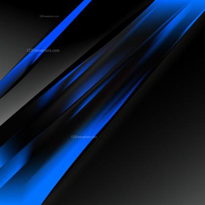 Blue And Black Abstract Design