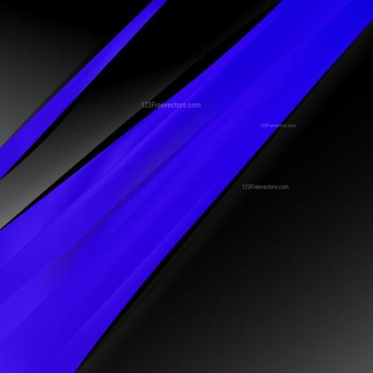 Blue and Black Abstract Design