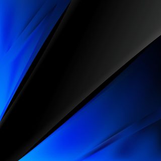 Blue and Black Abstract