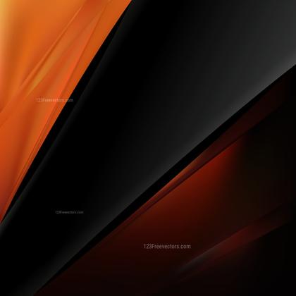 Orange and Black Abstract