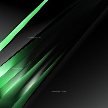 Green and Black Abstract