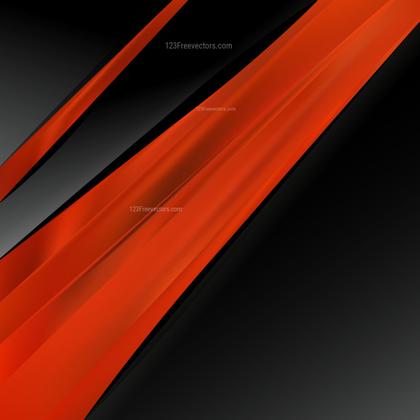 Orange and Black Abstract