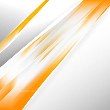 Abstract Orange and White Business Brochure Vector Art