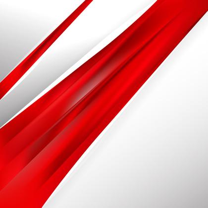 Red and White Abstract