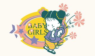 Cute Baby Girl Vector Free