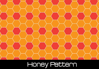 Vector Honey Seamless Pattern Free