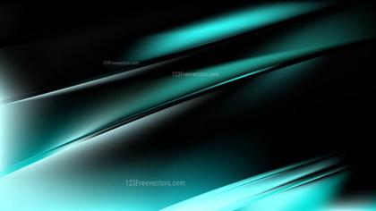 Abstract Teal and Black Diagonal Lines