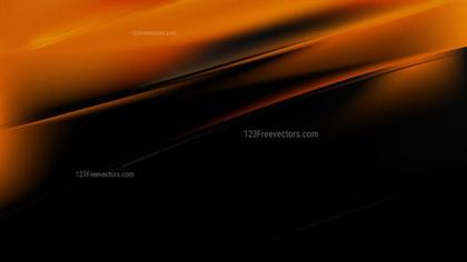 Orange and Black Abstract