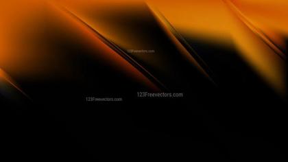 Orange and Black Abstract