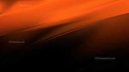 Orange and Black Abstract
