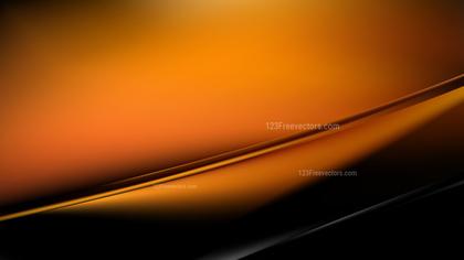 Orange and Black Abstract