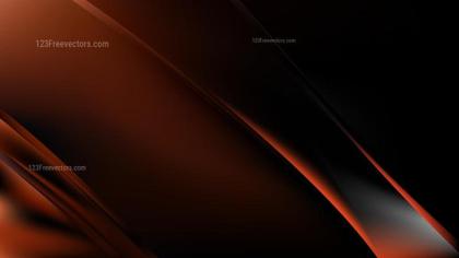 Abstract Orange and Black