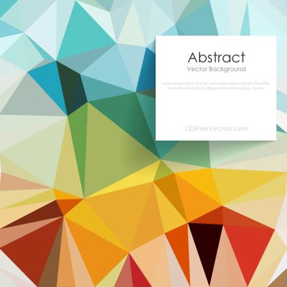 Polygon Free Vector Background Banner