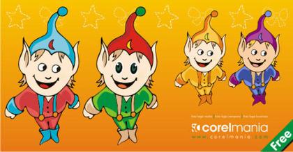 Elves Free Vector