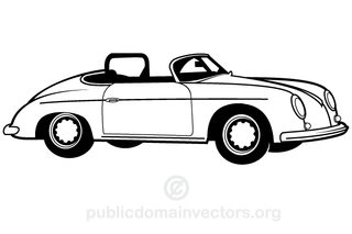 Free Vintage Car Vector Art