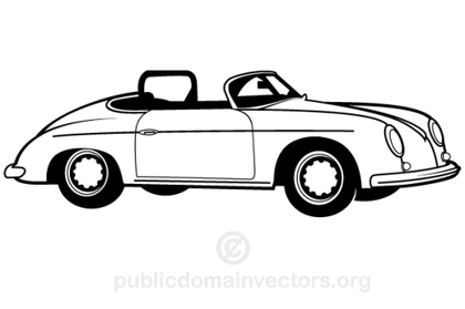 Free Vintage Car Vector Art