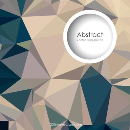 Blue Beige Polygonal Background