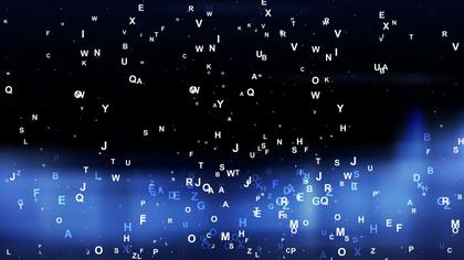 Floating Alphabet