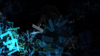 Abstract Text Overlay