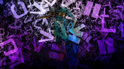 Abstract Bird and Letters