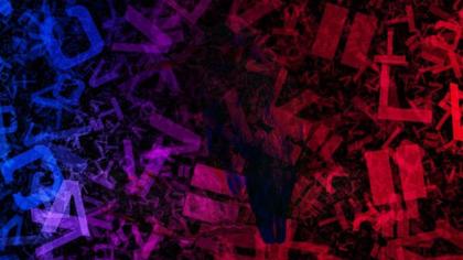 Abstract Alphabet Overlay