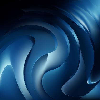 Swirling Blue Abstraction