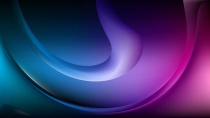 Abstract Blue and Purple Swirls