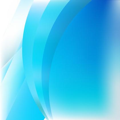 Blue Abstract Curves