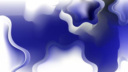 Abstract Blue and White Waves
