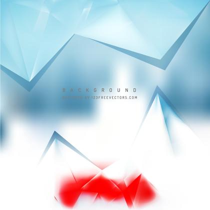 Light Blue Polygonal Triangular Background Template