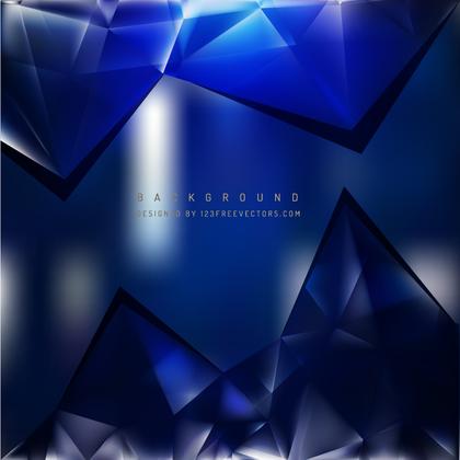 Dark Blue Triangular Background
